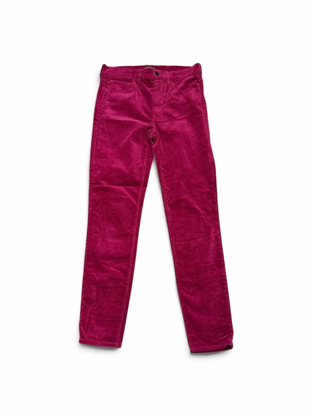 J. Crew Women's Skinny Corduroy Pants in Fuchsia Pink